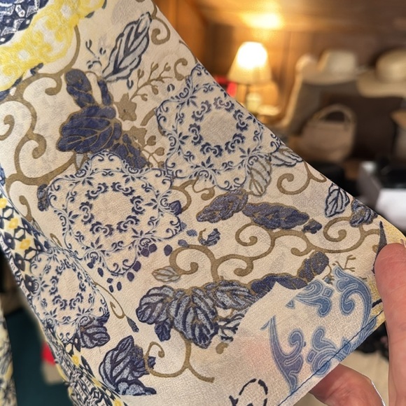 Live And Let Live Sheer Boho Blouse Size L - Picture 3 of 5